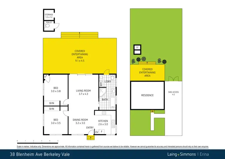 Floorplan of Homely house listing, 38 Blenheim Avenue, Berkeley Vale NSW 2261