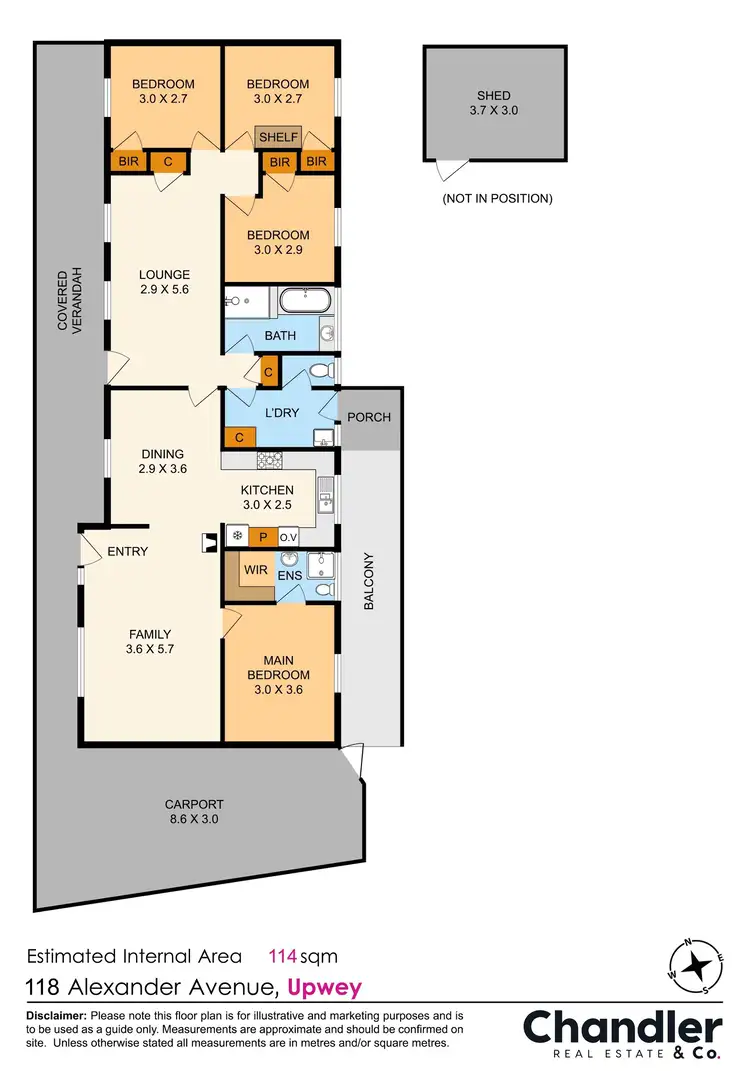 Floorplan of Homely house listing, 118 Alexander Avenue, Upwey VIC 3158