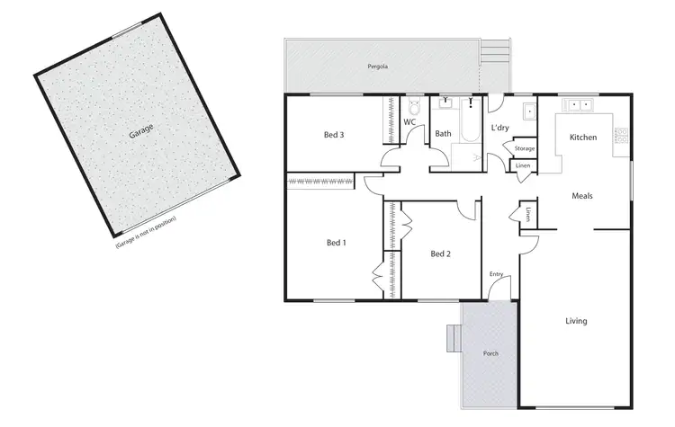 Floorplan of Homely house listing, 3 Aird Place, Farrer ACT 2607