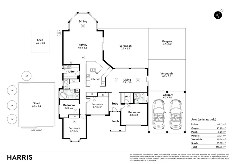 Floorplan of Homely house listing, 26 Clydesdale Drive, Victor Harbor SA 5211