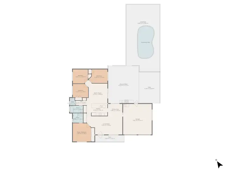 Floorplan of Homely house listing, 28 Dodd Drive, Emerald QLD 4720