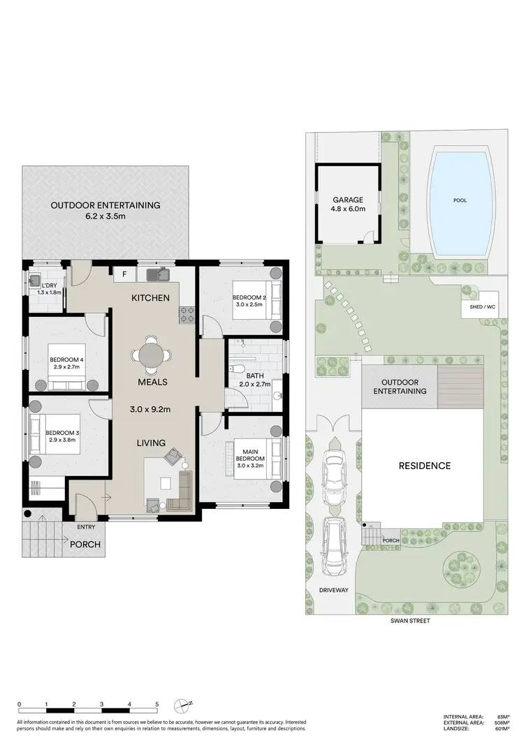 Floorplan of Homely house listing, 6 Swan Street, Kanwal NSW 2259