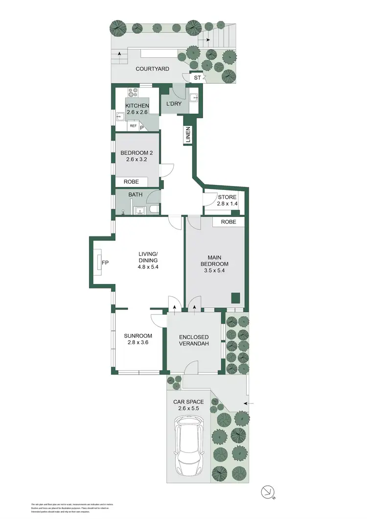 Floorplan of Homely apartment listing, 1/18-20 Cremorne Road, Cremorne Point NSW 2090