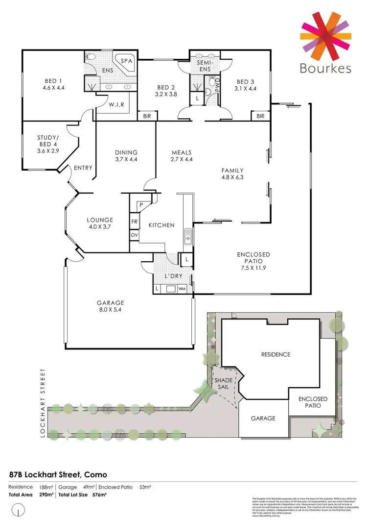 Floorplan of Homely house listing, 87B Lockhart Street, Como WA 6152