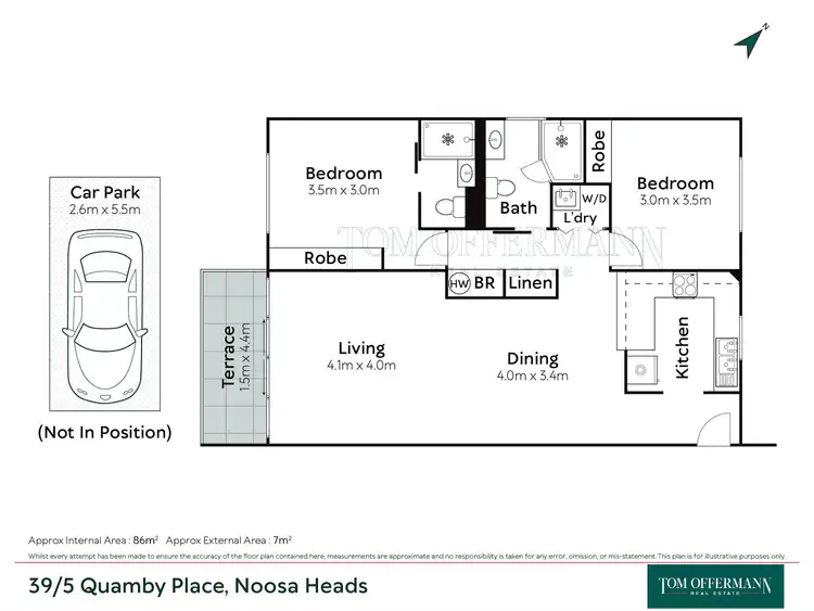 Floorplan of Homely unit listing, 39/5 Quamby Place, Noosa Heads QLD 4567
