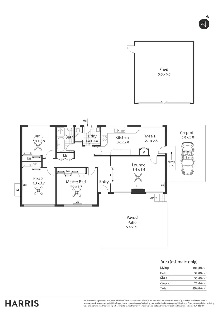 Floorplan of Homely house listing, 2 Kandy Crescent, Klemzig SA 5087