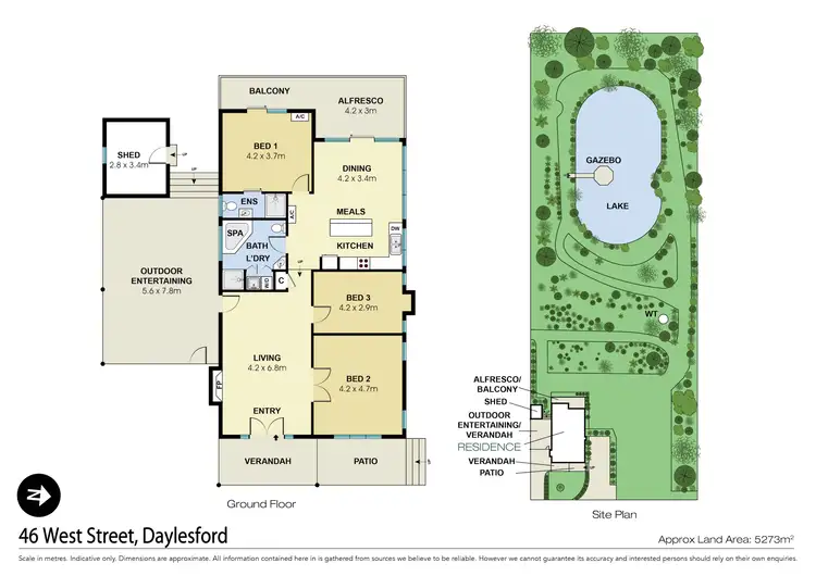 Floorplan of Homely house listing, 46 West Street, Daylesford VIC 3460