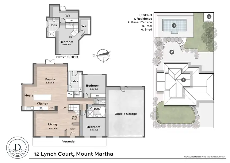 Floorplan of Homely house listing, 12 Lynch Court, Mount Martha VIC 3934