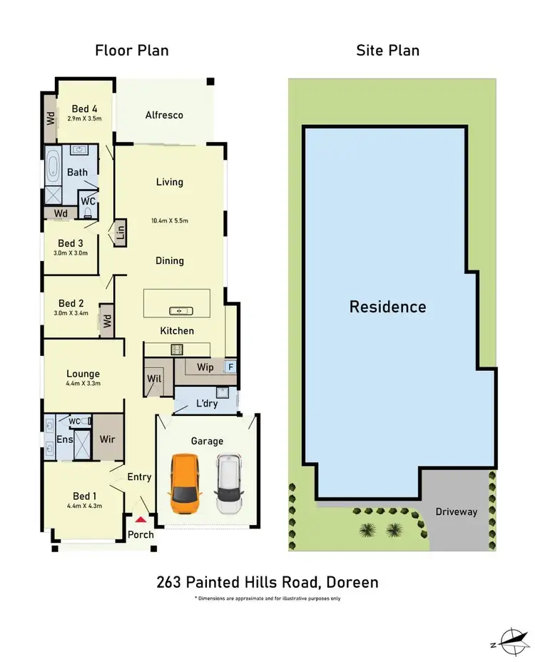 Floorplan of Homely house listing, 263 Painted Hills Road, Doreen VIC 3754