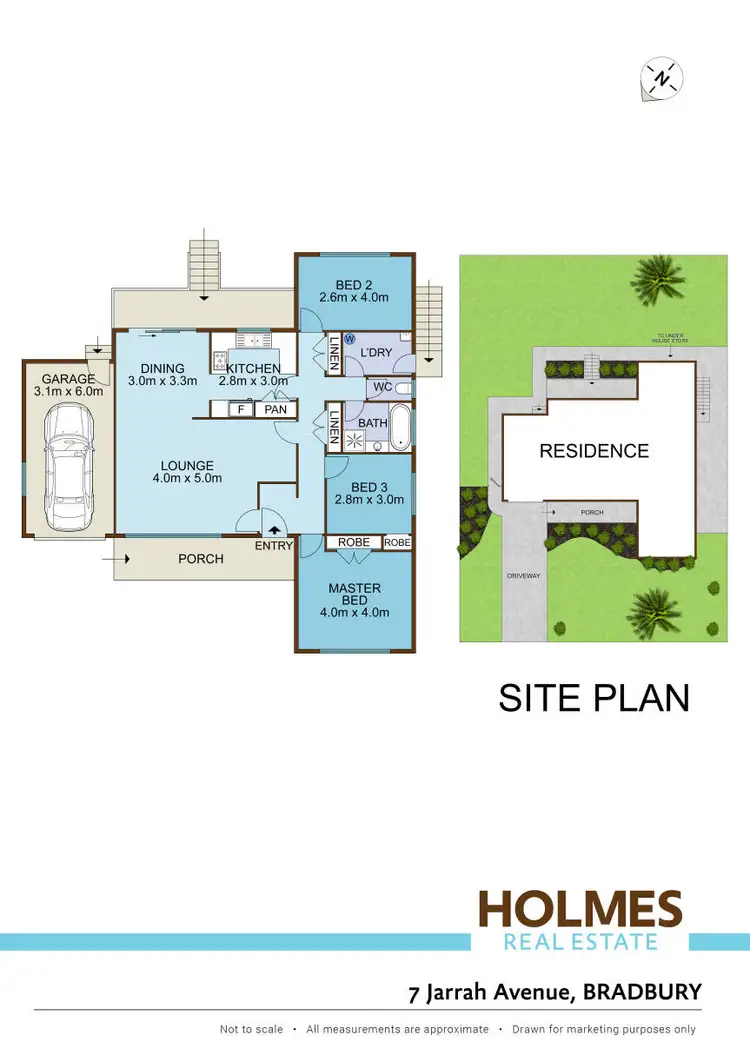 Floorplan of Homely house listing, 7 Jarrah Avenue, Bradbury NSW 2560