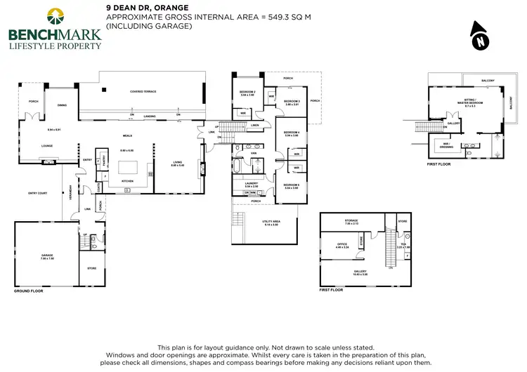 Floorplan of Homely house listing, 9 Dean Drive, Orange NSW 2800