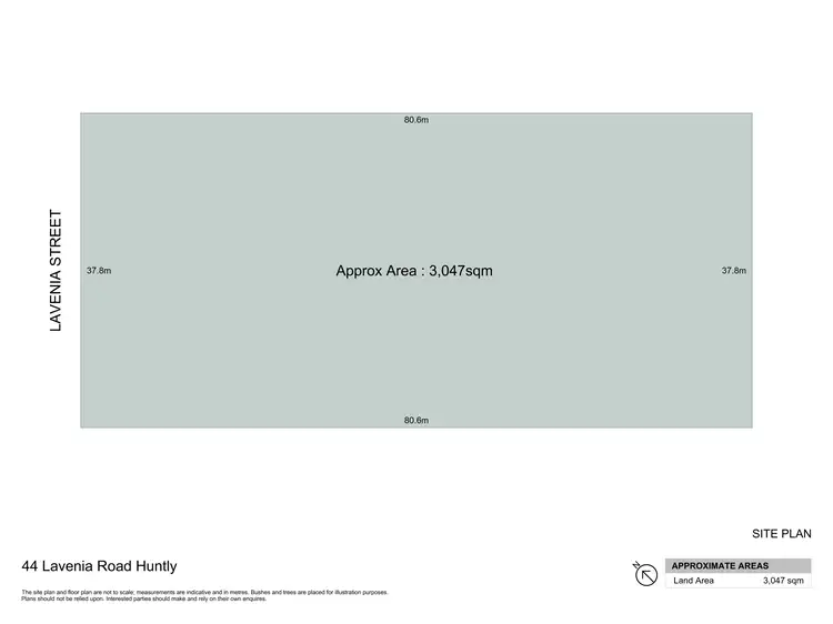 Floorplan of Homely land listing, 44 Lavenia Road, Huntly VIC 3551