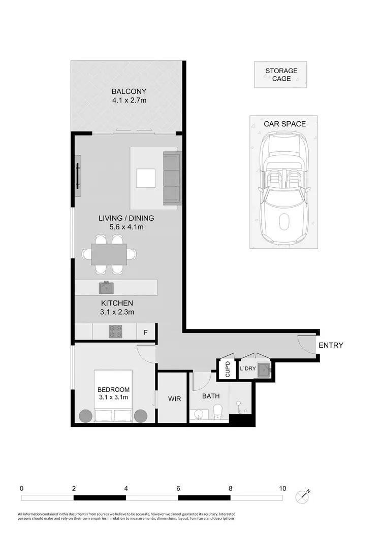 Floorplan of Homely unit listing, 210/1 Saunders Close, Macquarie Park NSW 2113