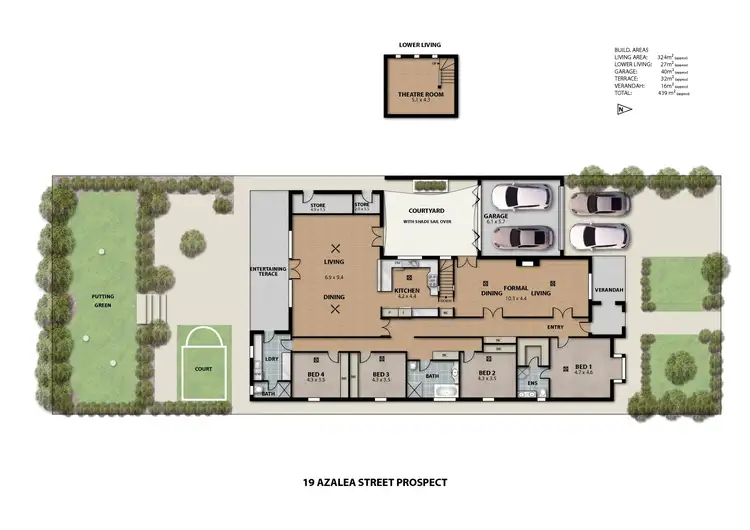 Floorplan of Homely house listing, 19 Azalea Street, Prospect SA 5082