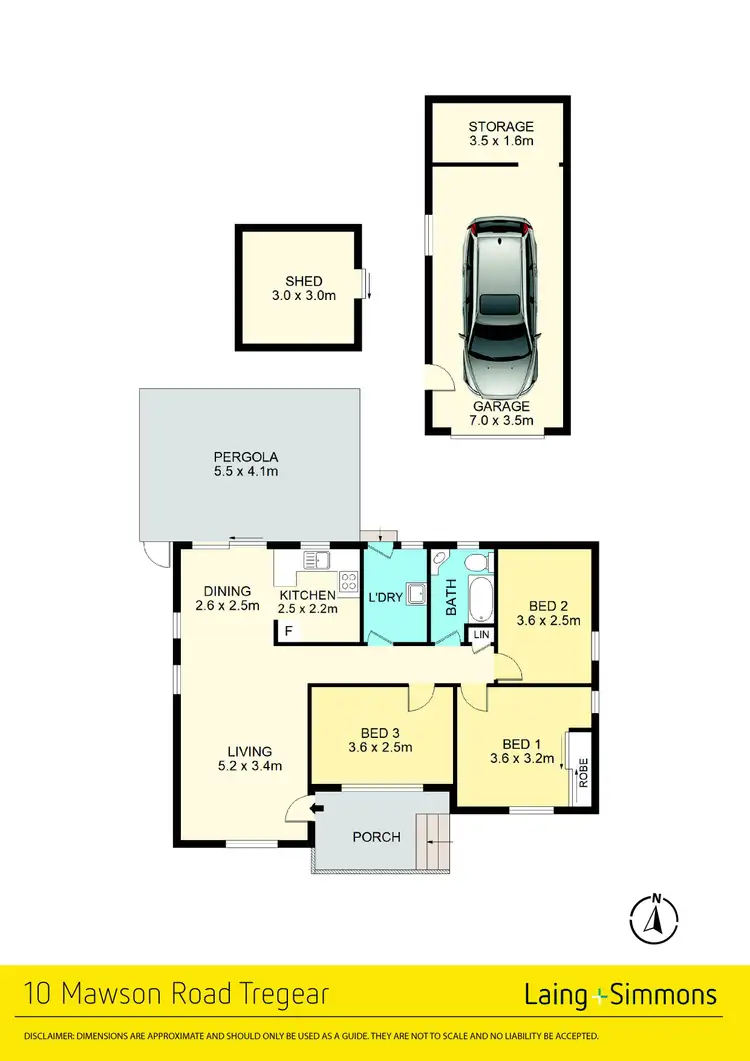 Floorplan of Homely house listing, 10 Mawson Road, Tregear NSW 2770