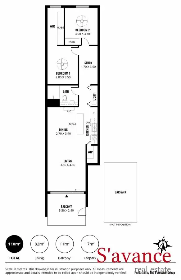 Floorplan of Homely apartment listing, 10/30 Gilbert Street, Adelaide SA 5000