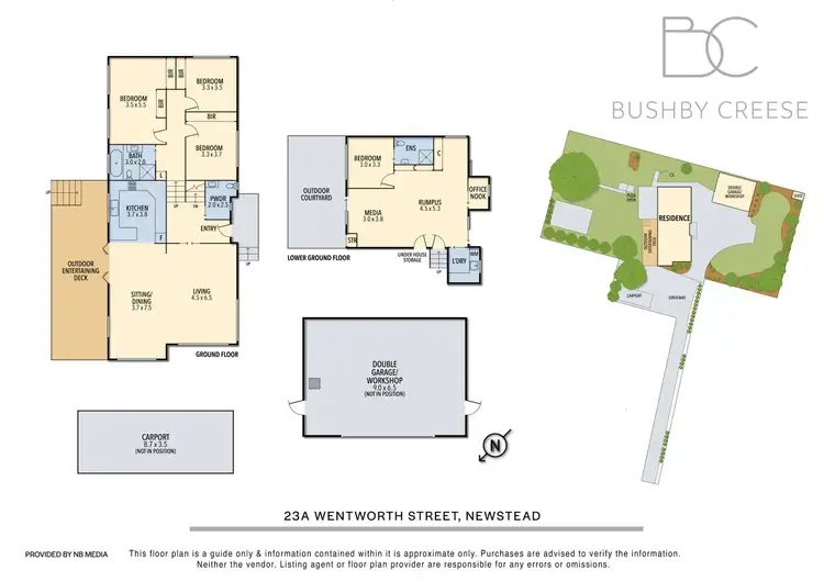 Floorplan of Homely house listing, 23a Wentworth Street, Newstead TAS 7250