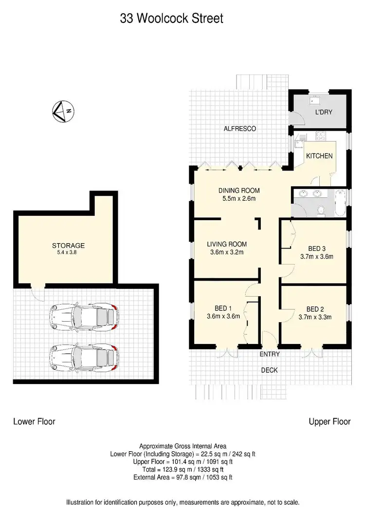 Floorplan of Homely house listing, 33 Woolcock Street, Red Hill QLD 4059