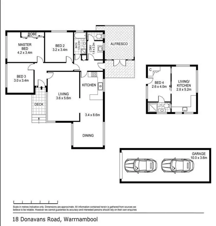 Floorplan of Homely house listing, 18 Donovans Road, Warrnambool VIC 3280