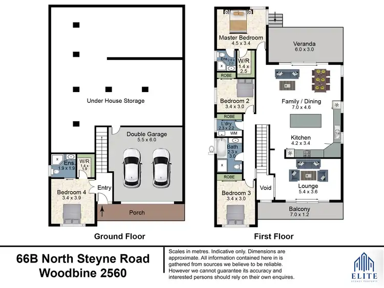 Floorplan of Homely house listing, 66B North Steyne Road, Woodbine NSW 2560