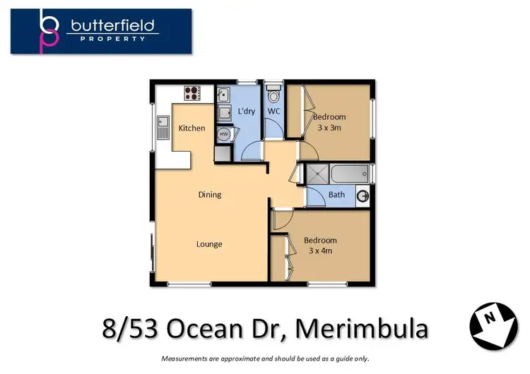 Floorplan of Homely unit listing, 8/53 Ocean Drive, Merimbula NSW 2548