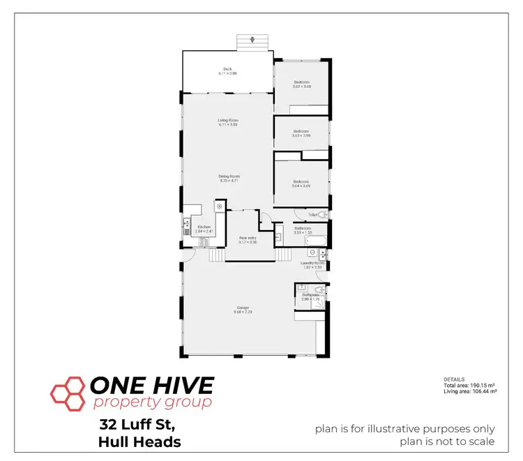 Floorplan of Homely house listing, 32 Luff Street, Hull Heads QLD 4854