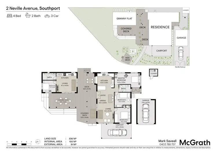 Floorplan of Homely house listing, 2 Neville Avenue, Southport QLD 4215