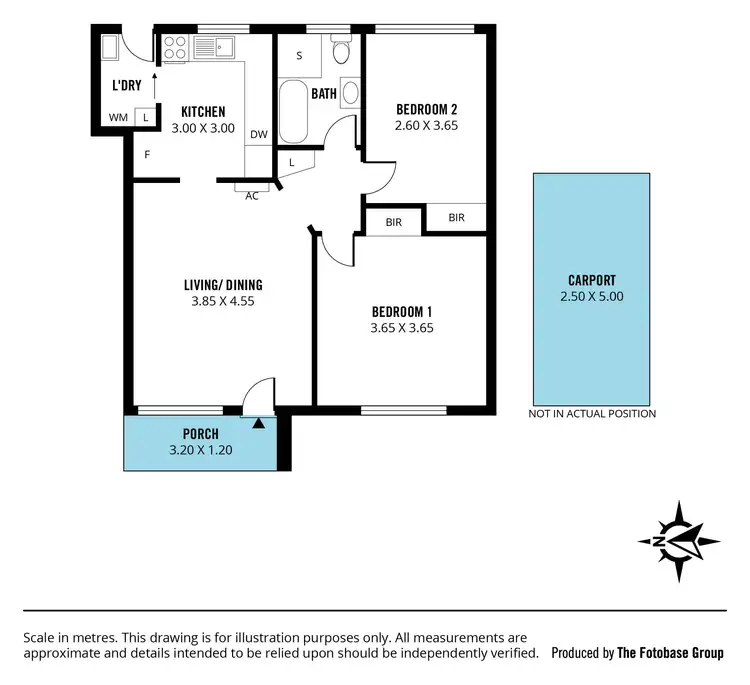 Floorplan of Homely unit listing, 3/7 Broadway, Glenelg South SA 5045