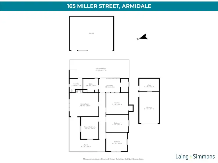 Floorplan of Homely house listing, 165 Miller Street, Armidale NSW 2350