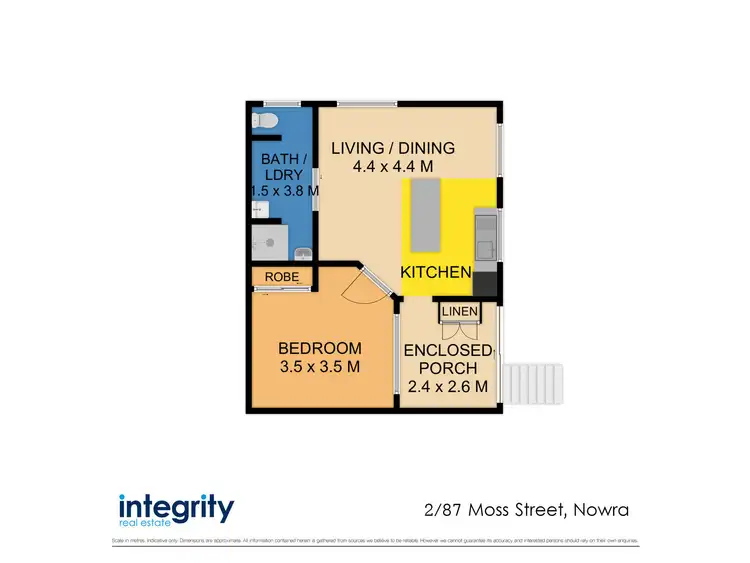 Floorplan of Homely unit listing, 2/87 Moss Street, Nowra NSW 2541