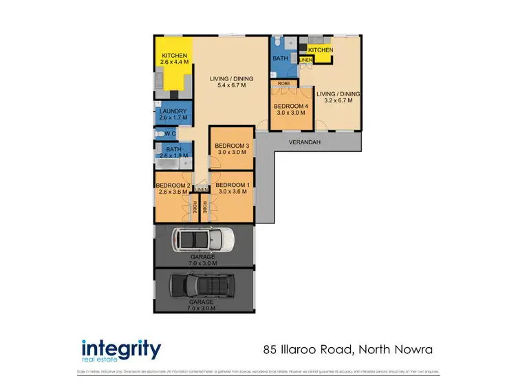 Floorplan of Homely house listing, 1 & 2/85 Illaroo Road, North Nowra NSW 2541