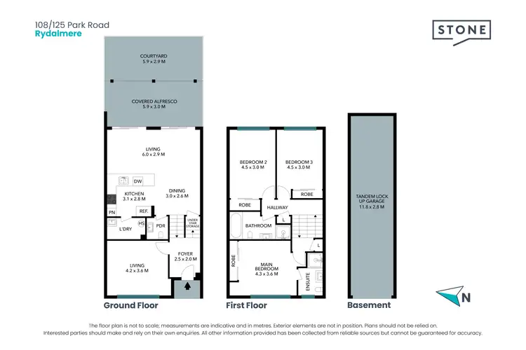 Floorplan of Homely townhouse listing, 108/125 Park Road, Rydalmere NSW 2116