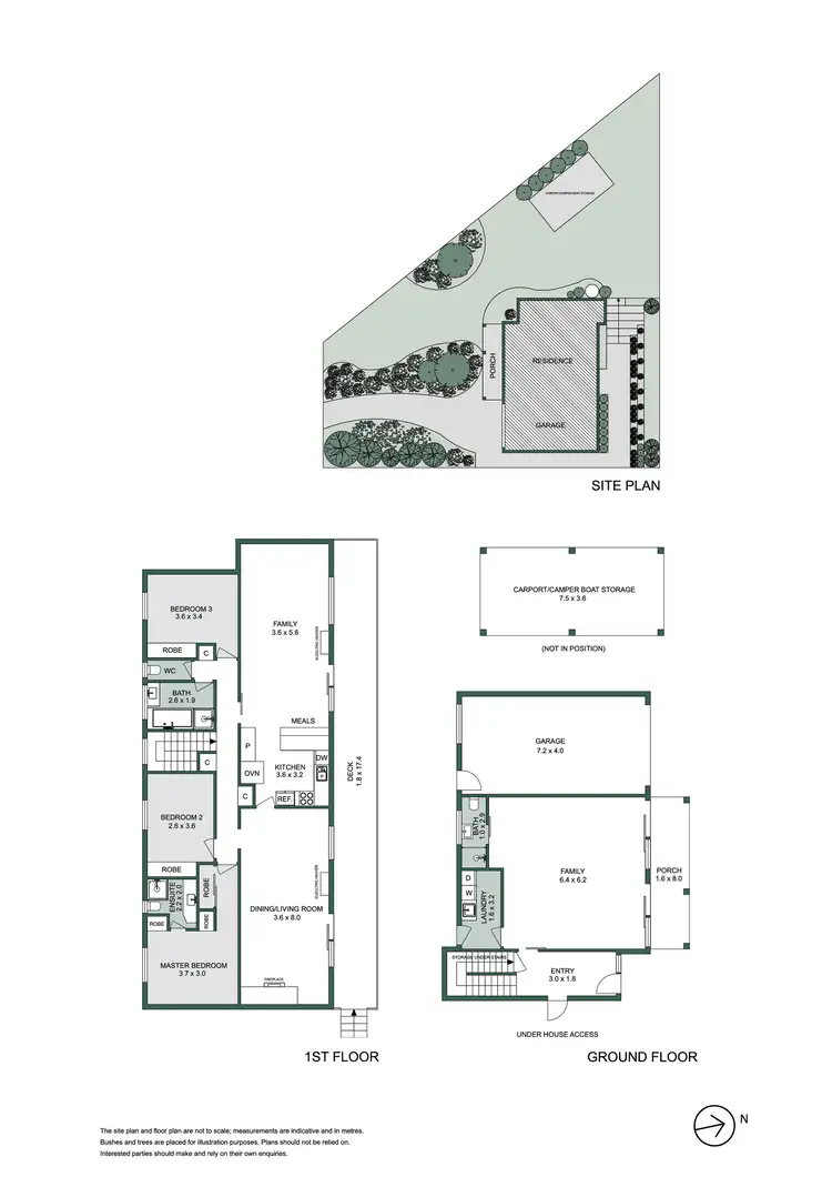 Floorplan of Homely house listing, 6 Jagungal Court, Dromana VIC 3936