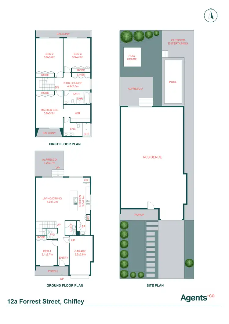 Floorplan of Homely house listing, 12A Forrest Street, Chifley NSW 2036
