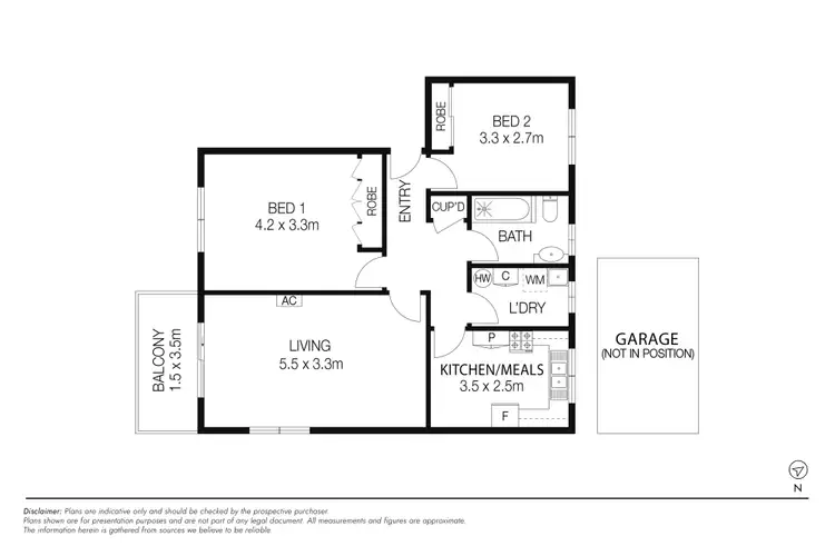 Floorplan of Homely unit listing, 4/3 Velacia Place, Queanbeyan NSW 2620