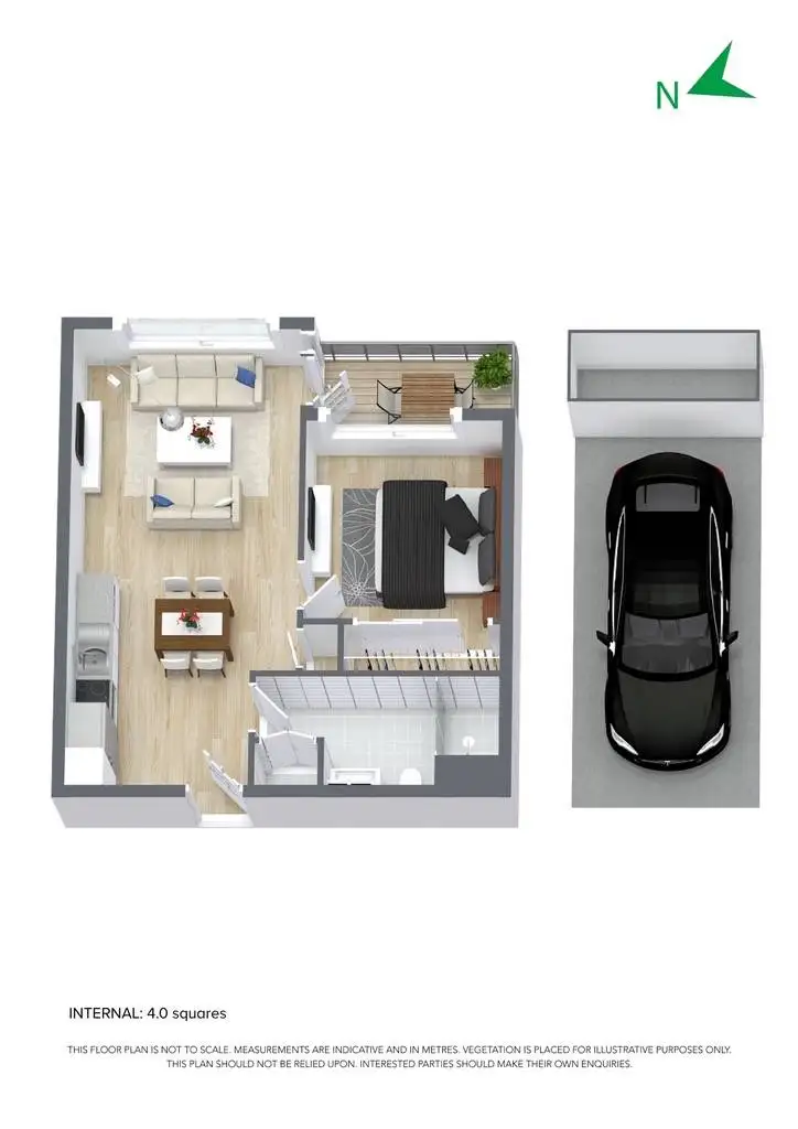 Floorplan of Homely apartment listing, 303/400 Burwood Highway, Wantirna South VIC 3152