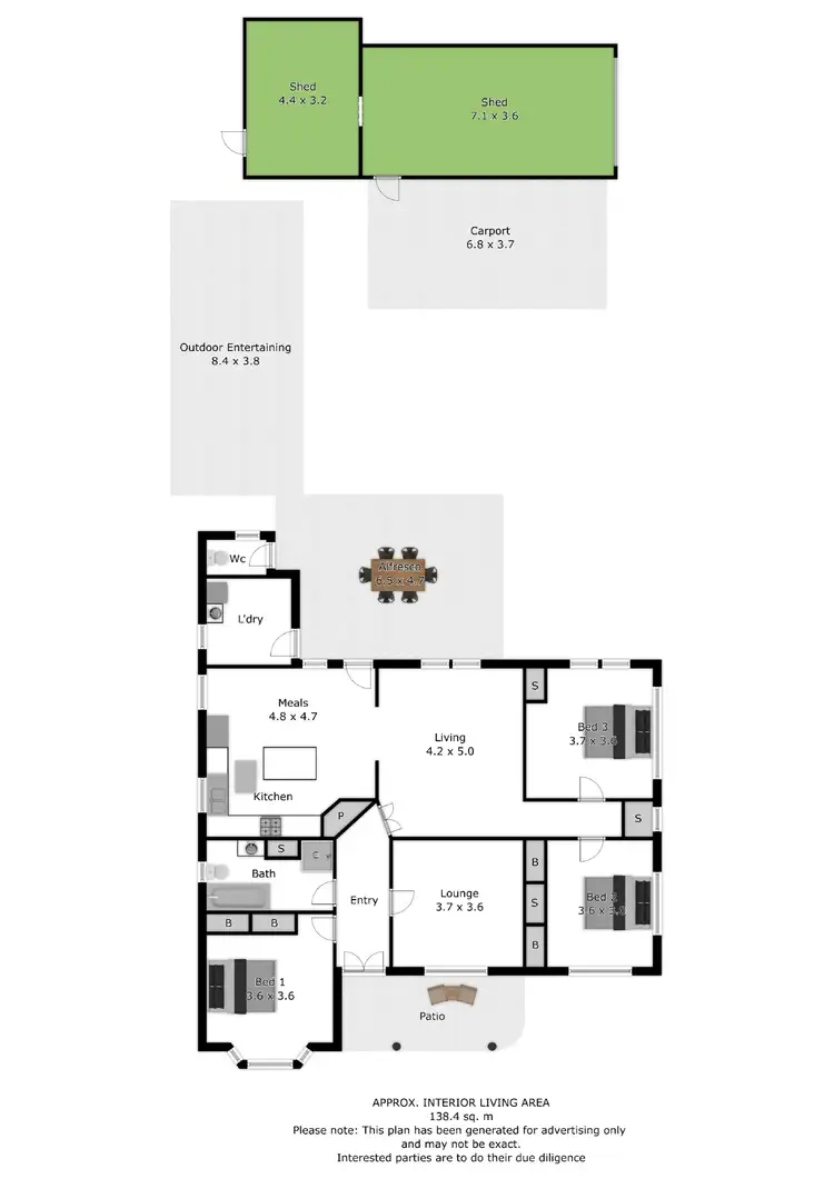 Floorplan of Homely house listing, 816 Mate Street, North Albury NSW 2640