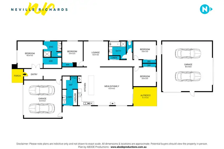 Floorplan of Homely house listing, 6 Thornton Avenue, St Leonards VIC 3223