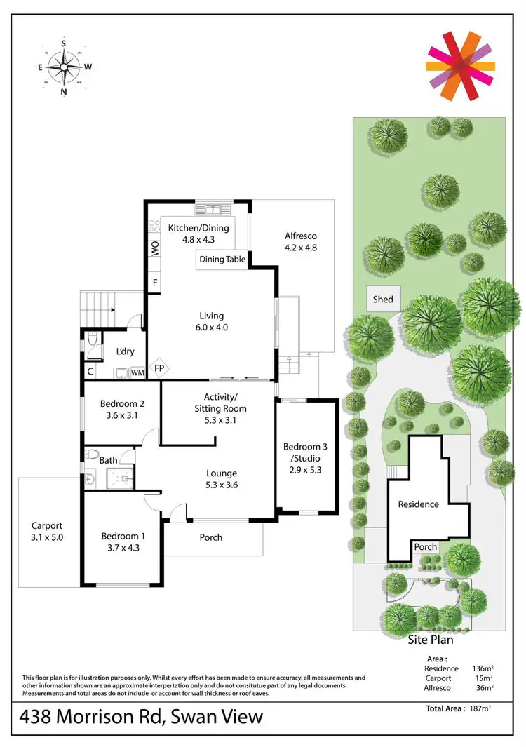 Floorplan of Homely house listing, 438 Morrison Road, Swan View WA 6056