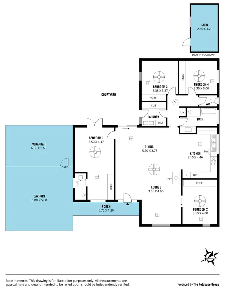 Floorplan of Homely house listing, 5 Mitford Road, Happy Valley SA 5159