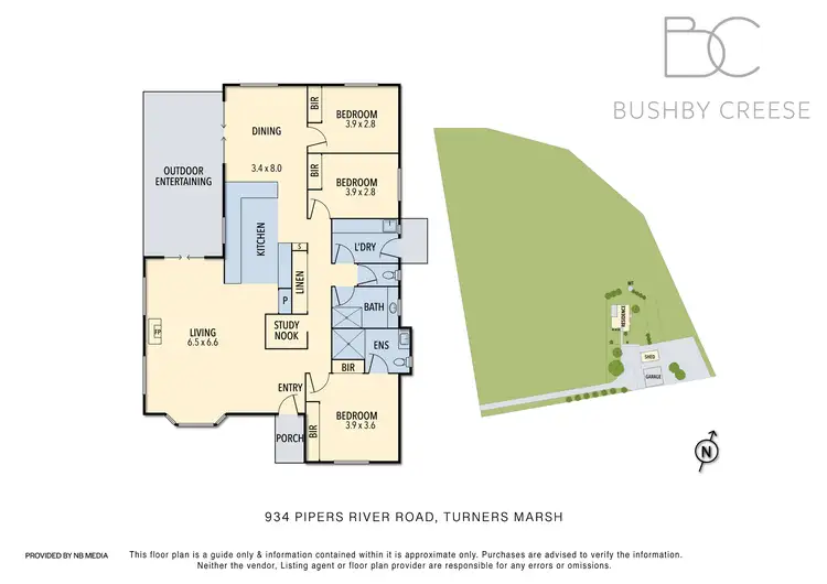 Floorplan of Homely house listing, 934 Pipers River Road, Turners Marsh TAS 7267