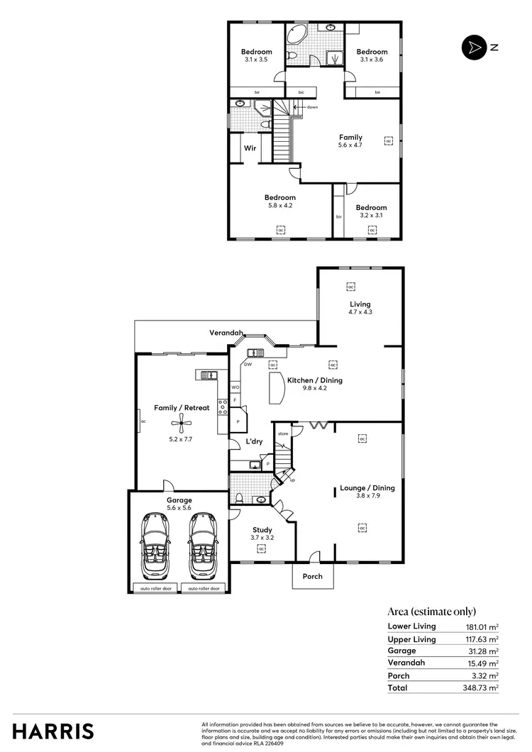 Floorplan of Homely house listing, 5 Hilltop Avenue, Felixstow SA 5070
