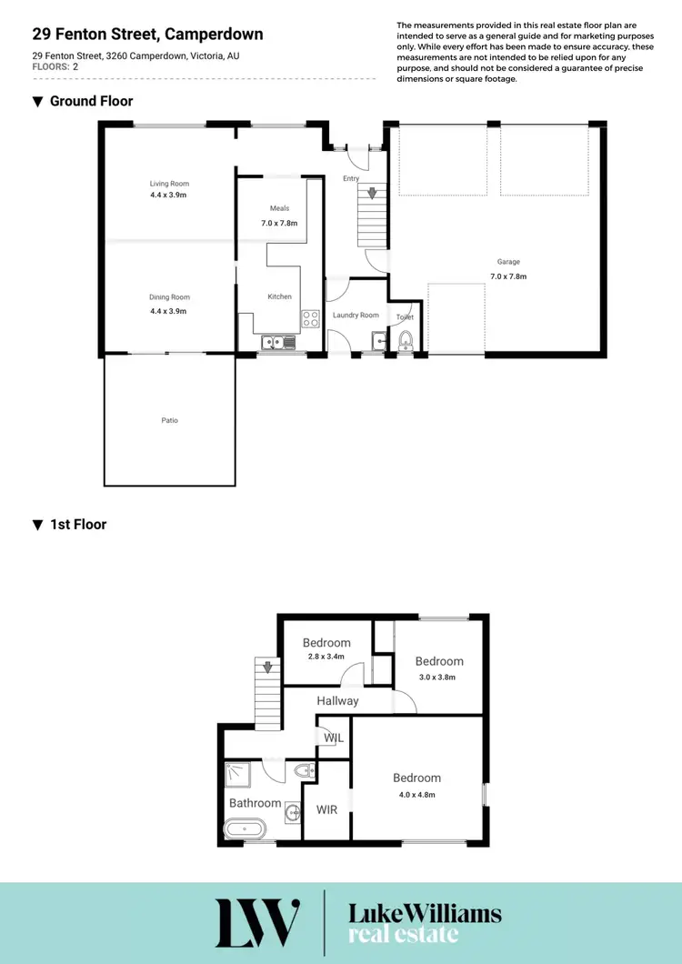 Floorplan of Homely house listing, 29 Fenton Street, Camperdown VIC 3260