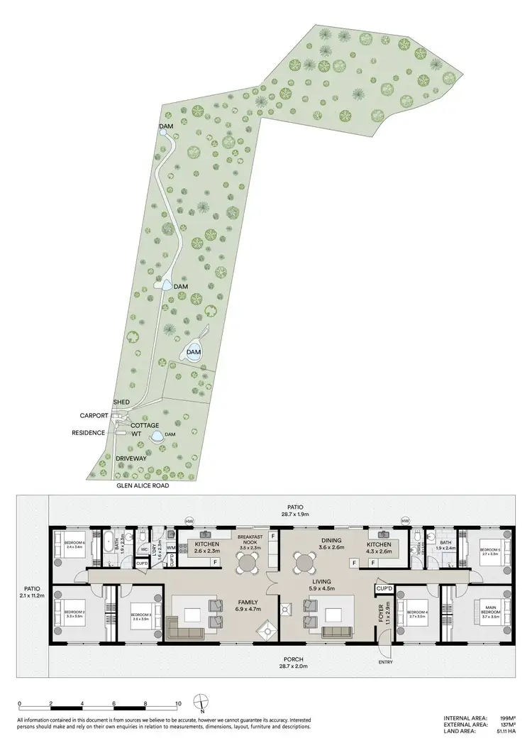 Floorplan of Homely rural property listing, 2298 Glen Alice Road, Rylstone NSW 2849