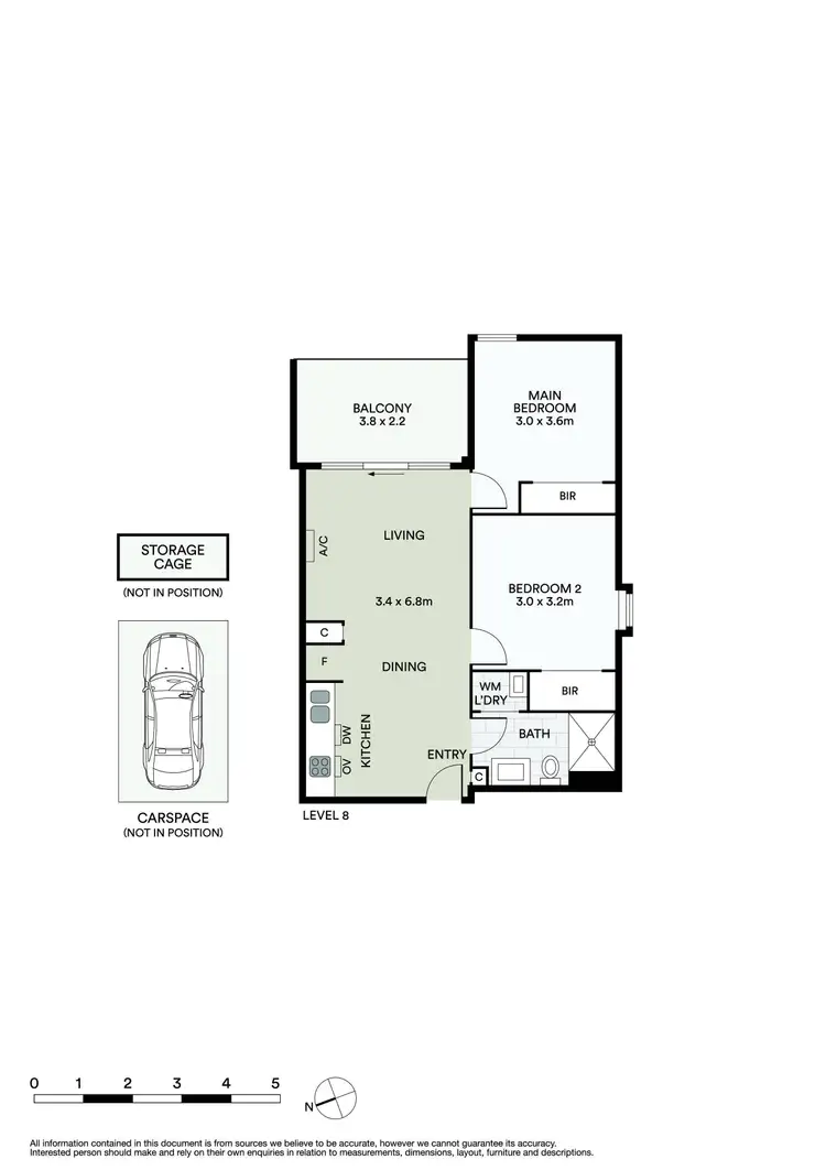 Floorplan of Homely apartment listing, 807/712 Station Street, Box Hill VIC 3128