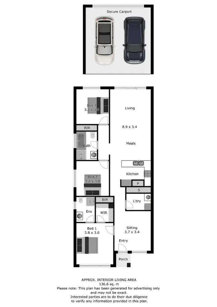 Floorplan of Homely house listing, 9 Pope Terrace, Wodonga VIC 3690