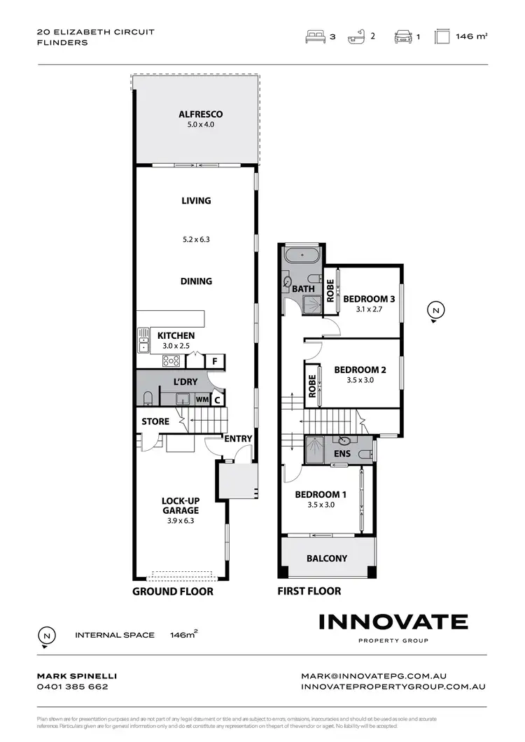 Floorplan of Homely semi-detached listing, 20 Elizabeth Circuit, Flinders NSW 2529