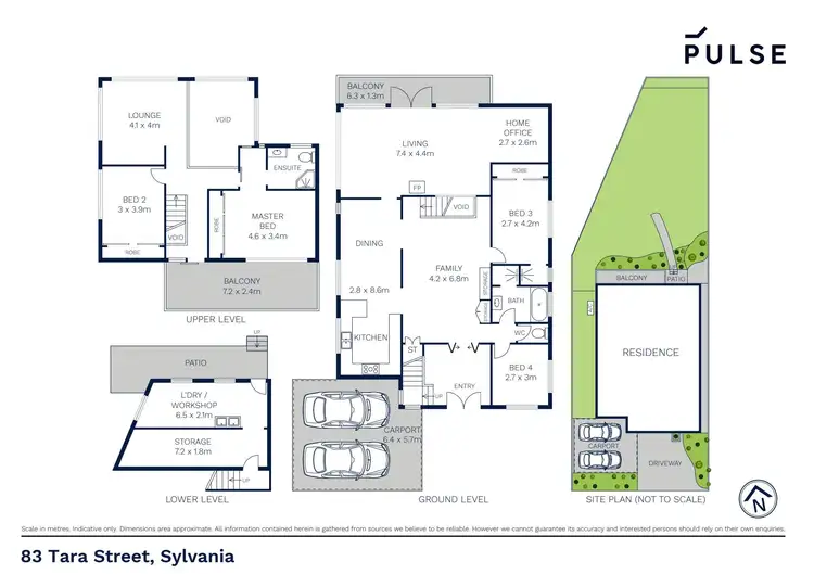 Floorplan of Homely house listing, 83 Tara Street, Sylvania NSW 2224