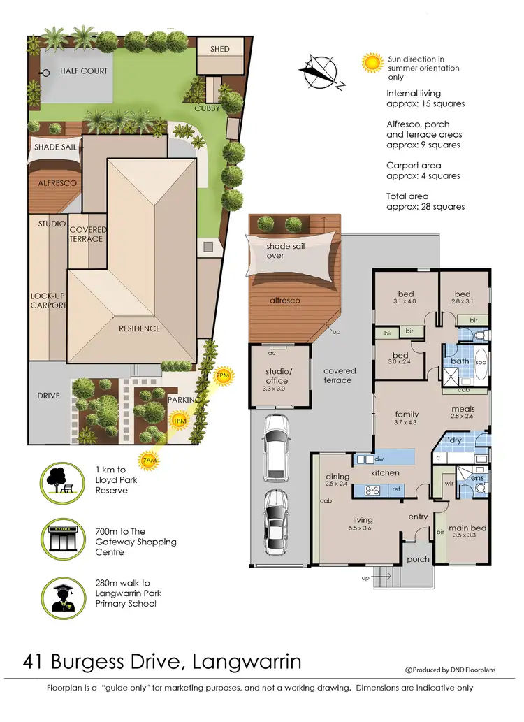 Floorplan of Homely house listing, 41 Burgess Drive, Langwarrin VIC 3910