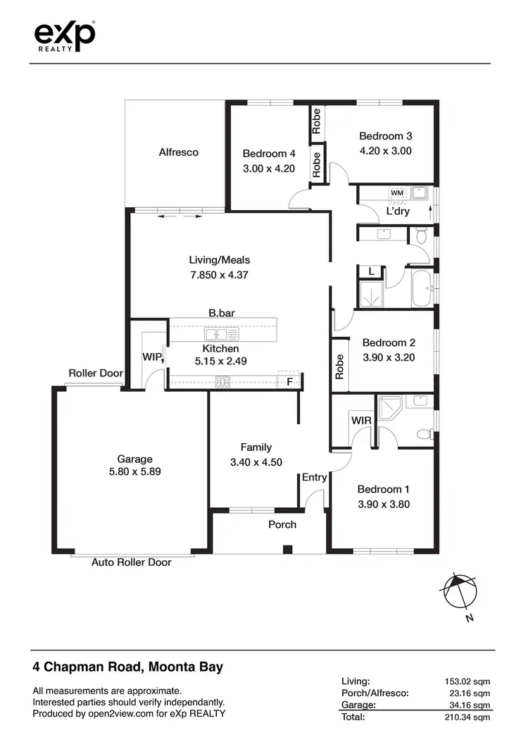 Floorplan of Homely house listing, 4 Chapman Road, Moonta Bay SA 5558
